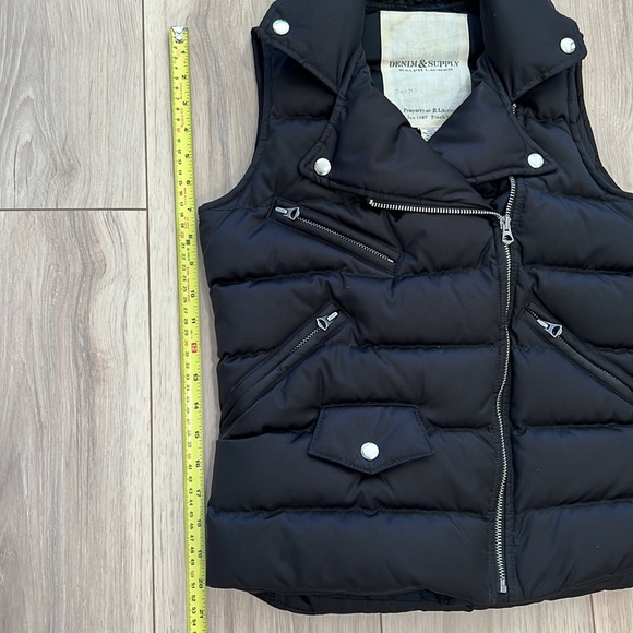 Denim & Supply Ralph Lauren Black Down Puffer Vest - Picture 4 of 8